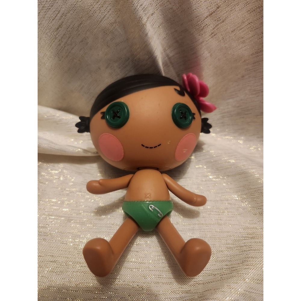 Lalaloopsy Littles Kiwi Tiki Wiki Doll Hawaiian Girl Pink Flower No Clothes 7 In